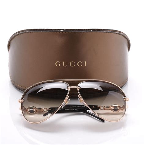 gucci aviators chain worn